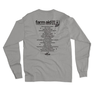 Farm Aid 2023 Record Long Sleeve Tee – Grey