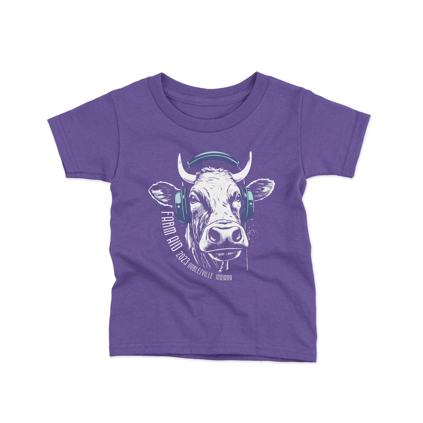 Farm Aid 2023 Cow Youth Tee – Purple