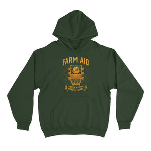 Farm Aid 2023 Headstock Pullover Hoodie – Forest Green