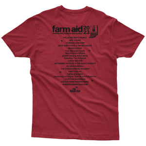 Farm Aid 2023 Noblesville Tee – Red