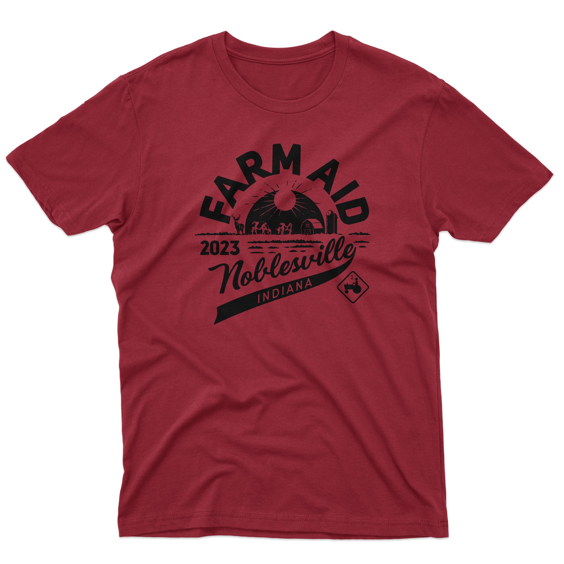 Farm Aid 2023 Noblesville Tee – Red