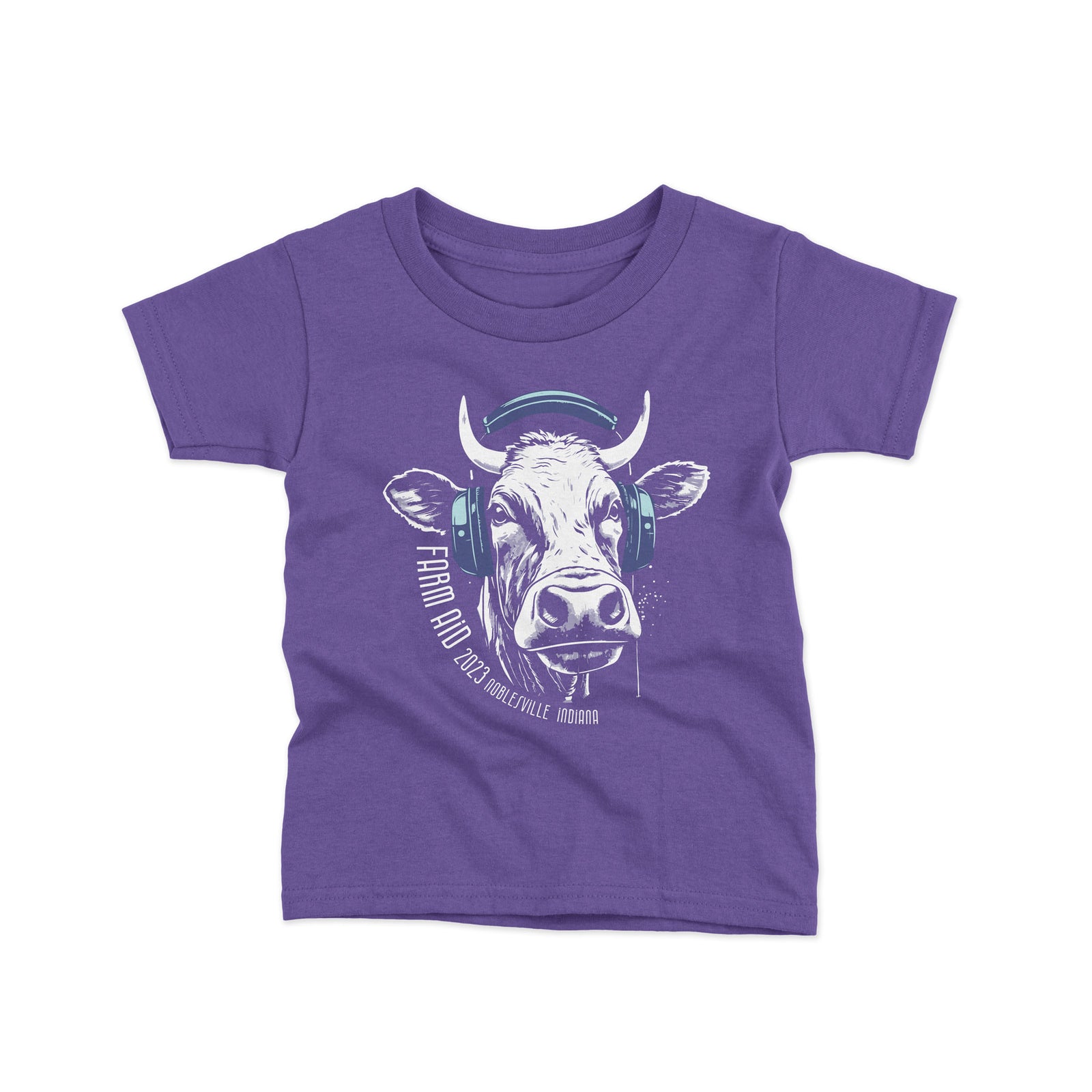 Farm Aid 2023 Cow Youth Tee – Purple