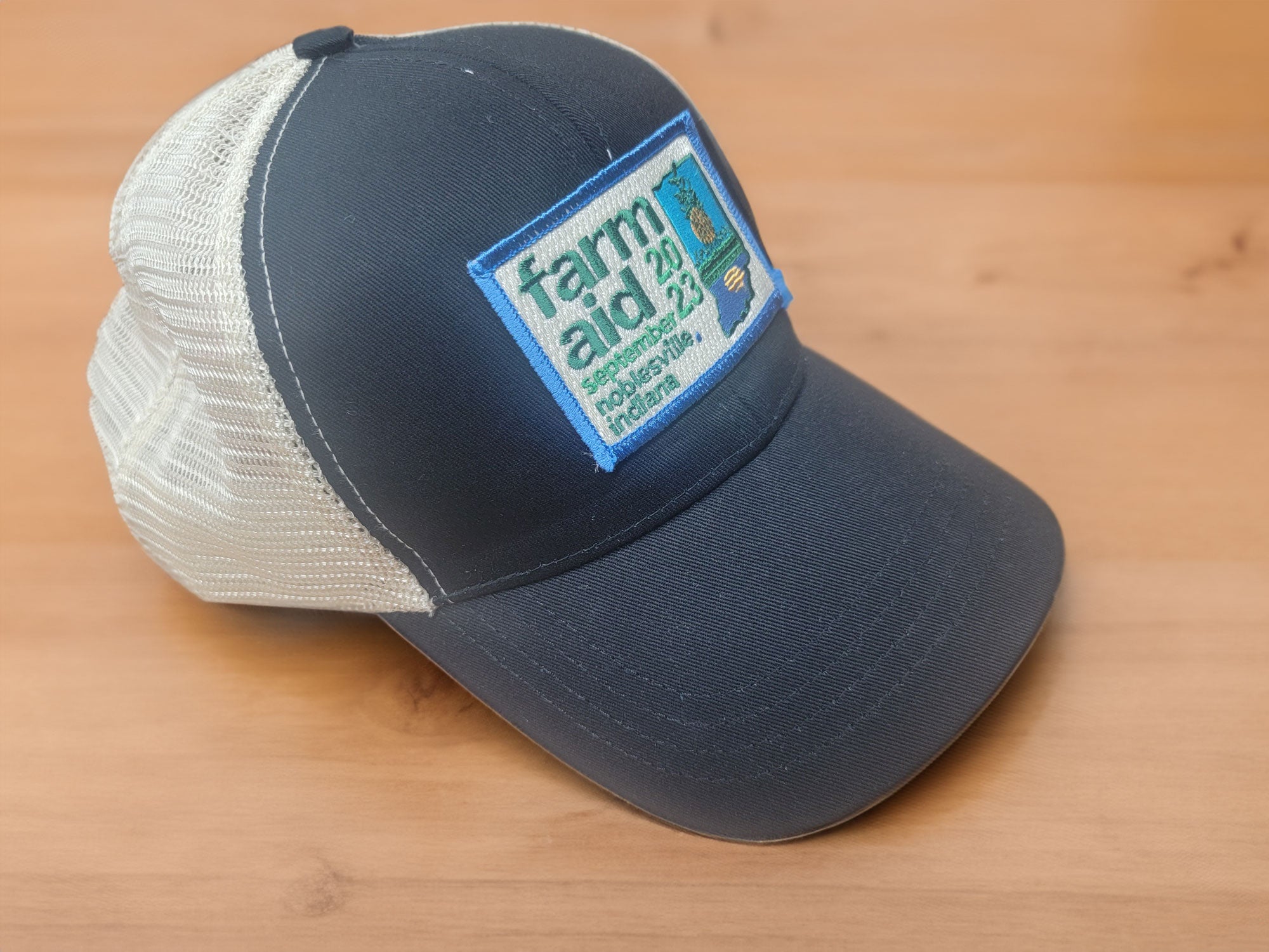Farm Aid 2023 Concert Logo Trucker Hat – Black/Natural