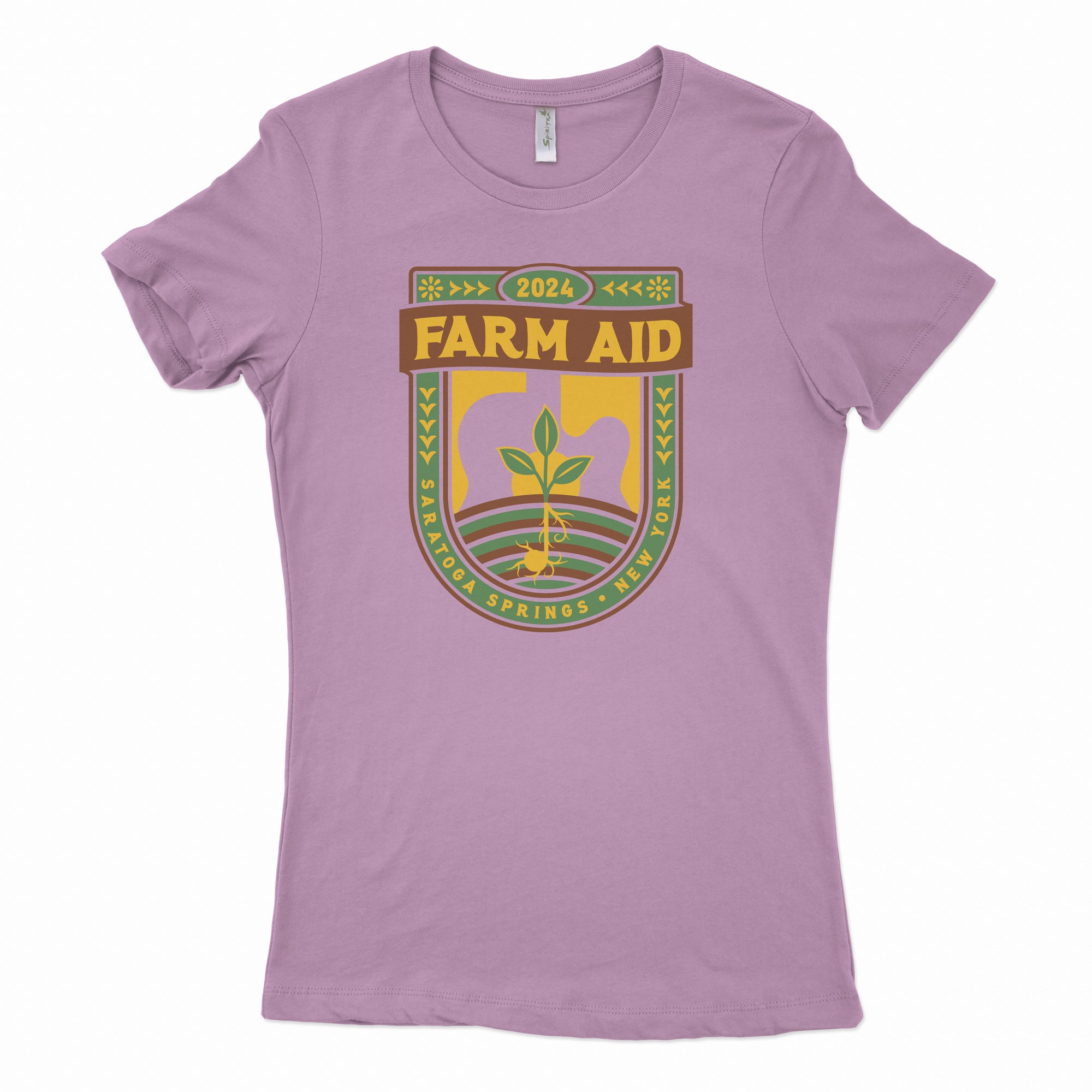 Farm Aid 2024 Badge Women's Tee – Lavender