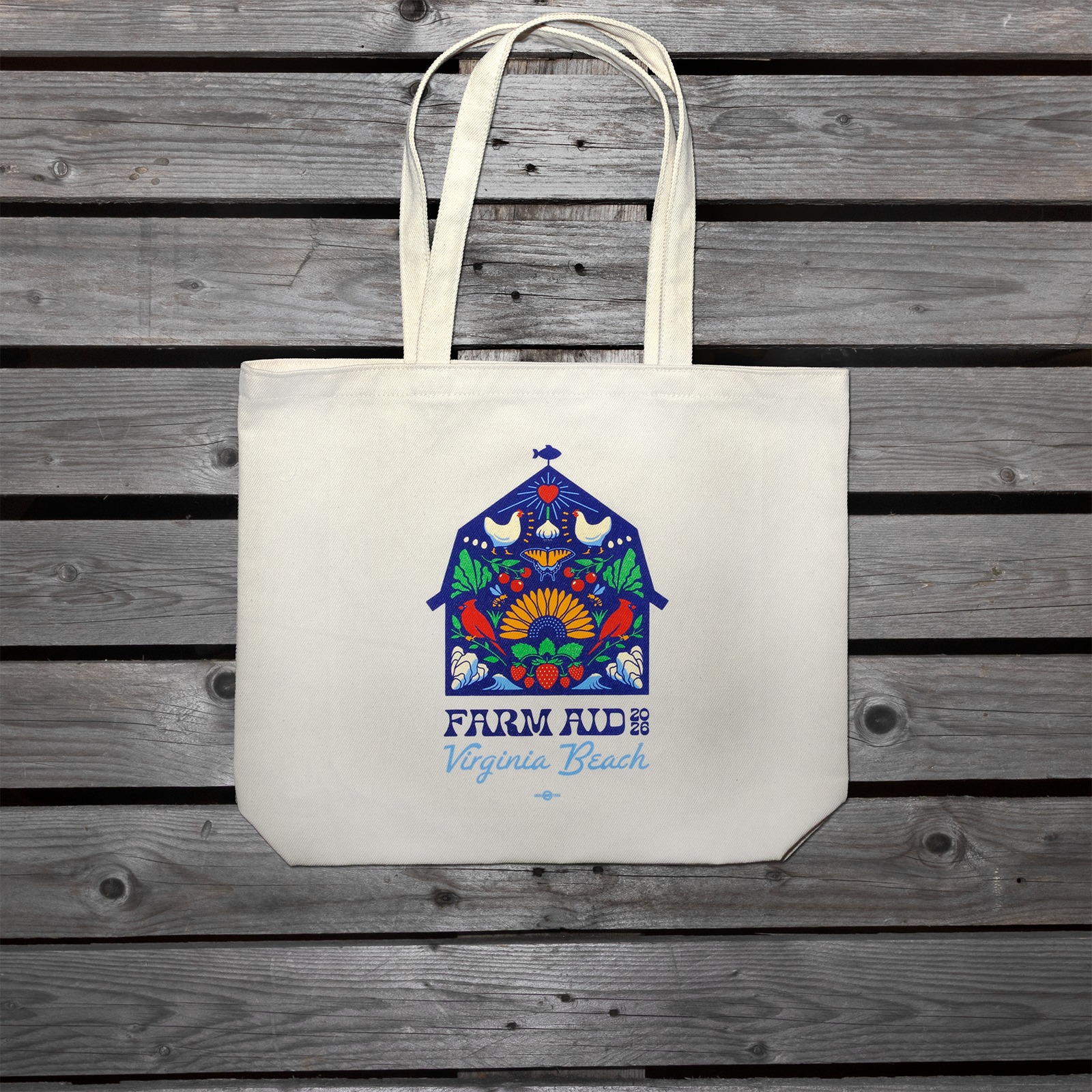 Farm Aid 2026 Festival Grocery Tote