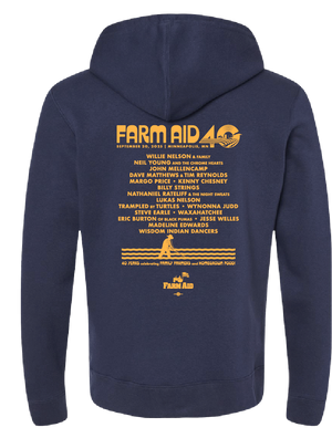 Farm Aid 40 Guitar Sunrise Hoodie
