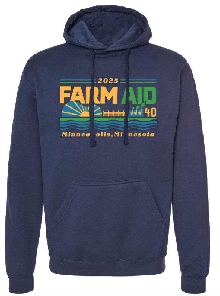 Farm Aid 40 Guitar Sunrise Hoodie