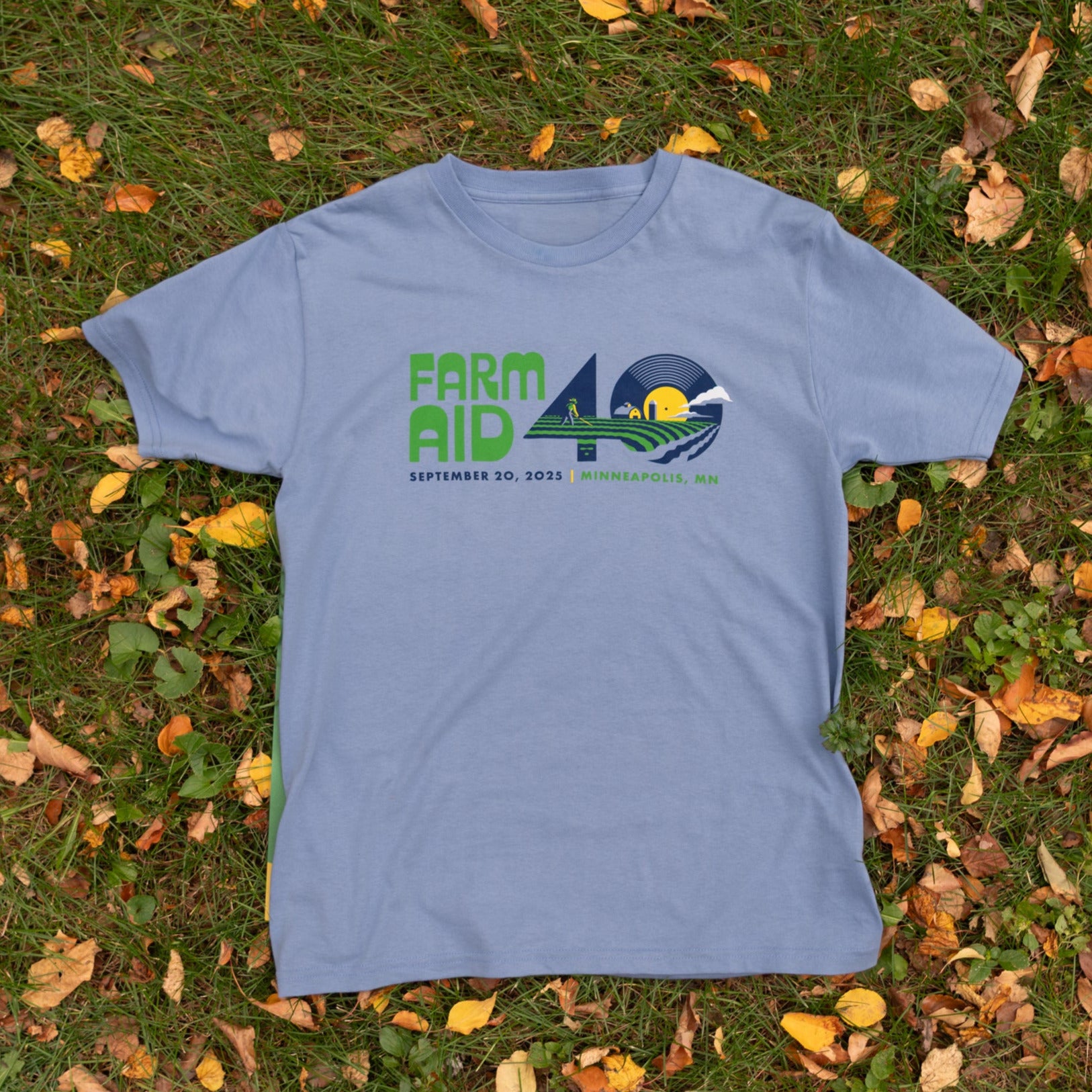 Farm Aid 40 Festival Logo Tee