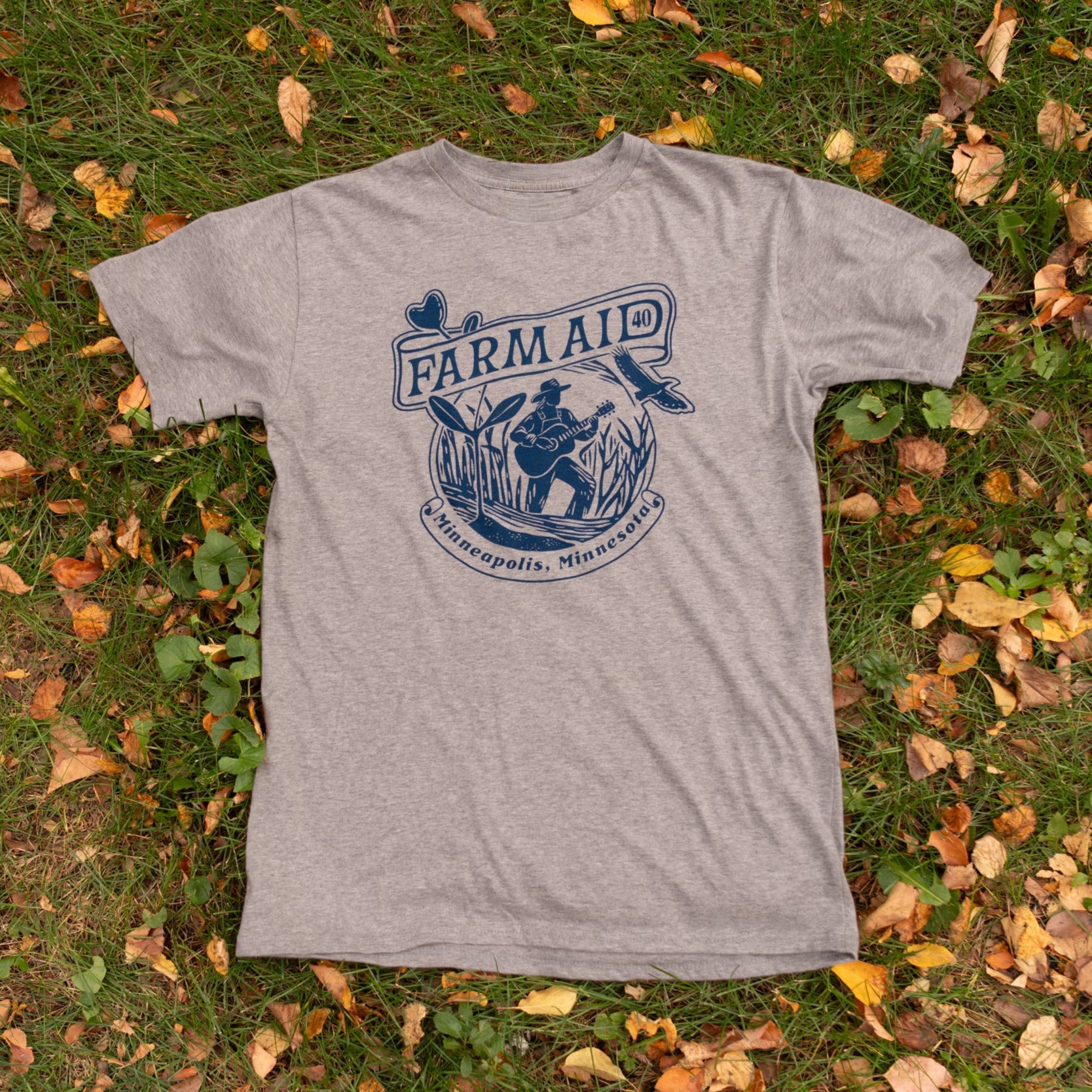 Farm Aid 40 Rice Harvester Tee