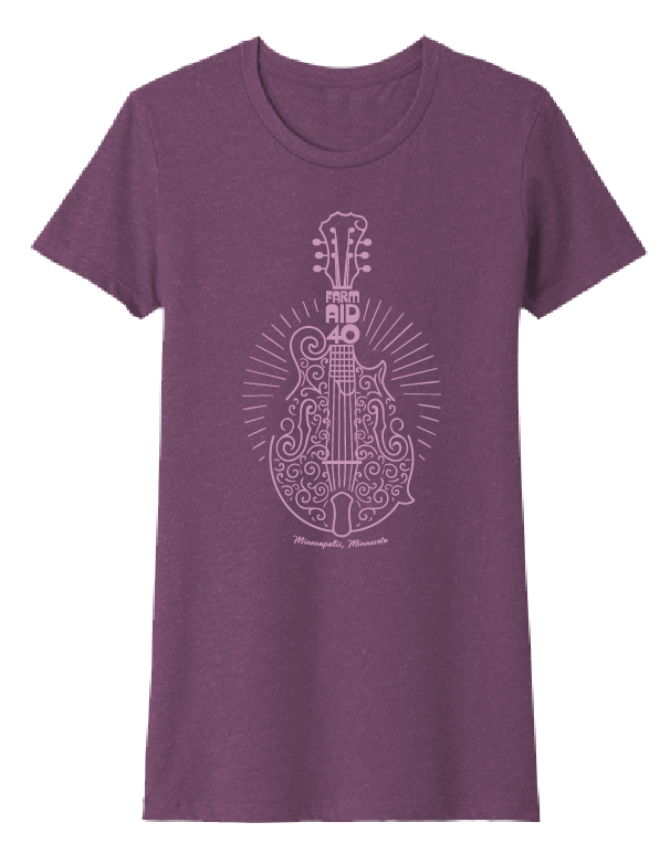 Farm Aid 40 Mandolin Women's Tee