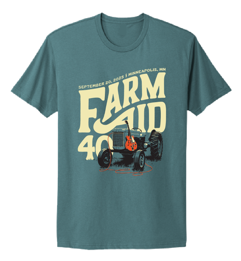 Farm Aid 40 Tractor Amp Tee