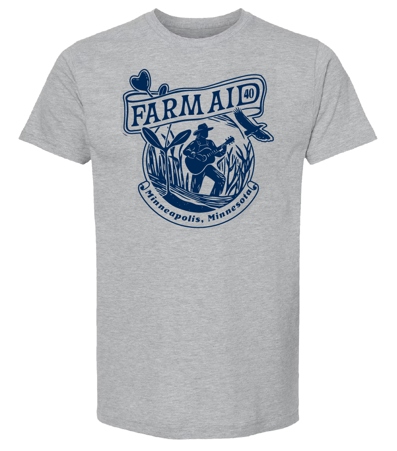Farm Aid 40 Rice Harvester Tee