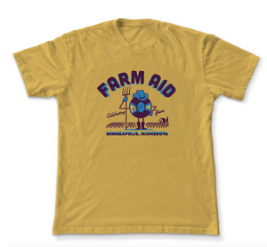 Farm Aid 40 Record Dude Kids Tee