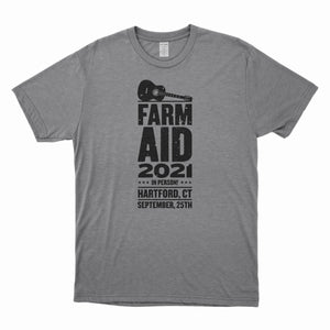 Farm Aid 2021 Outlaw Poster Tee- Gray