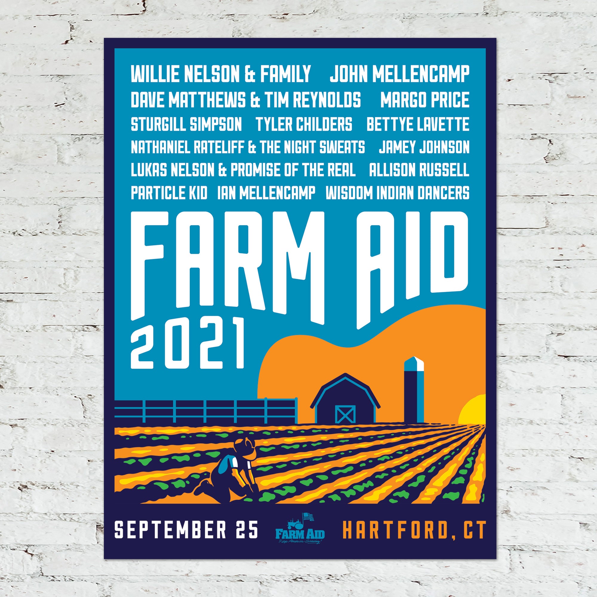 Farm Aid 2021 Festival Poster