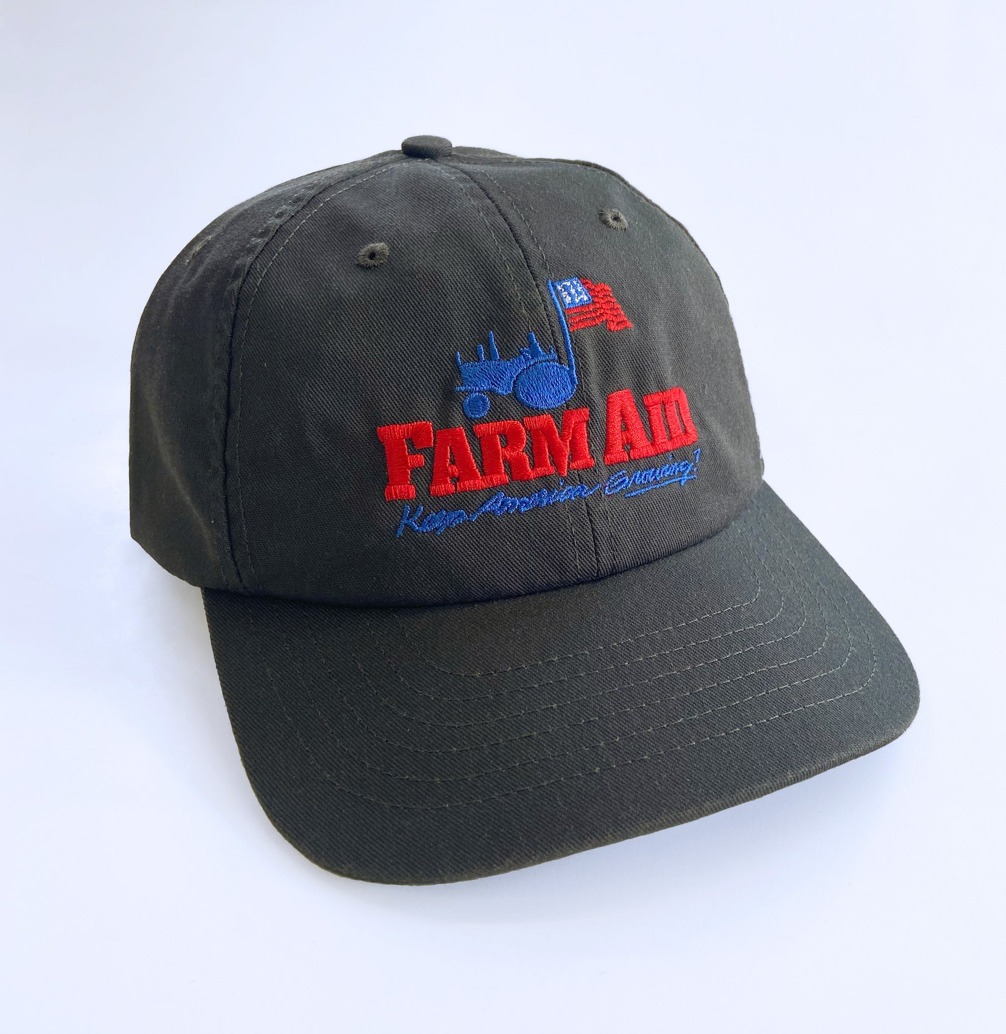 Farm Aid Logo Baseball Cap - Charcoal