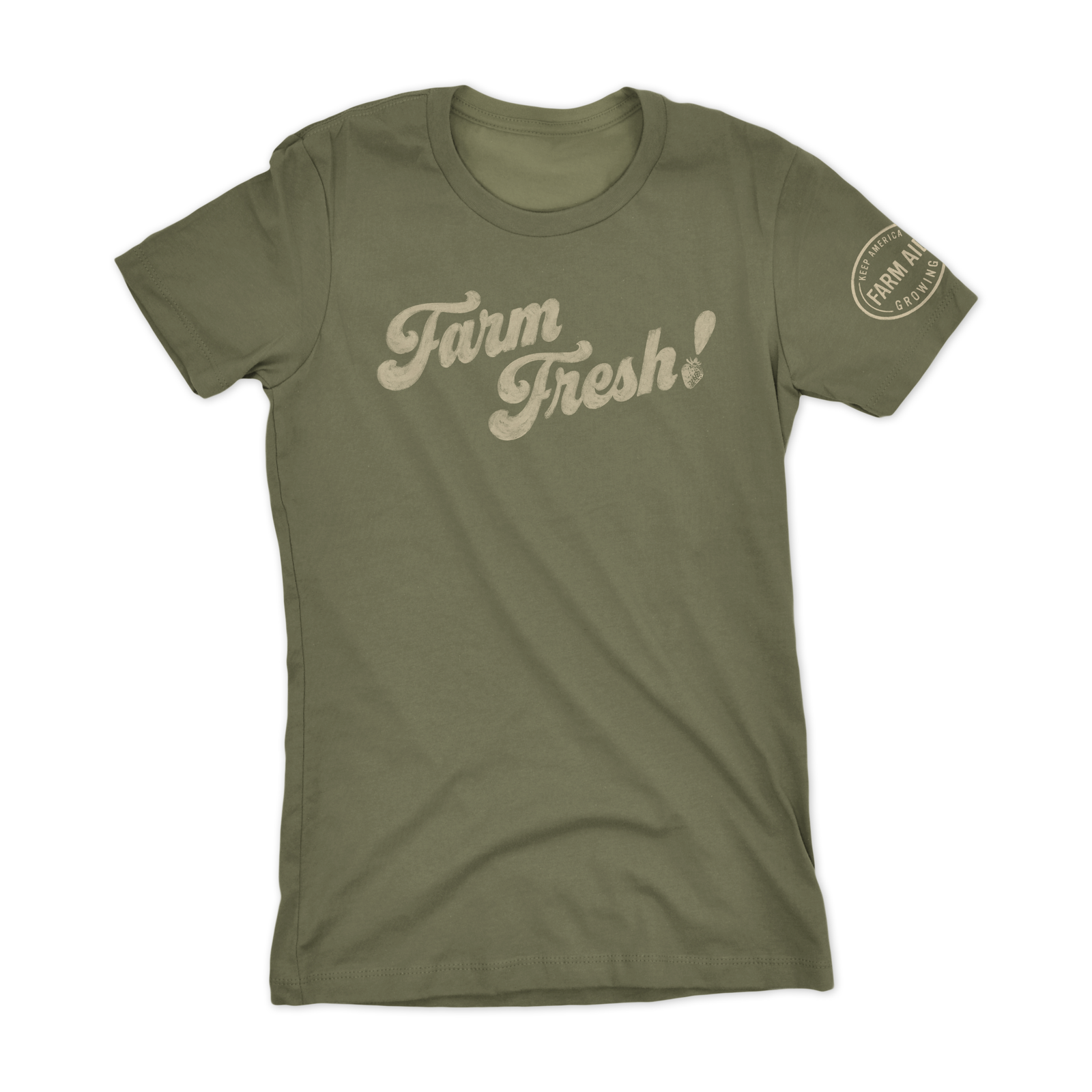 Farm Aid Farm Fresh Women's Tee - Moss