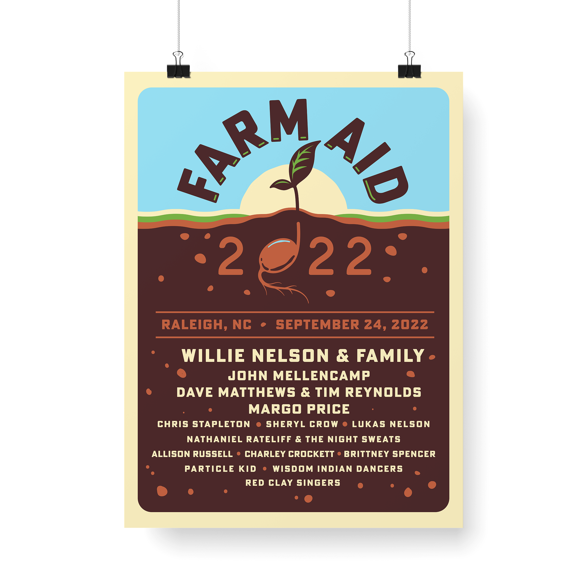 Farm Aid 2022 Festival Poster