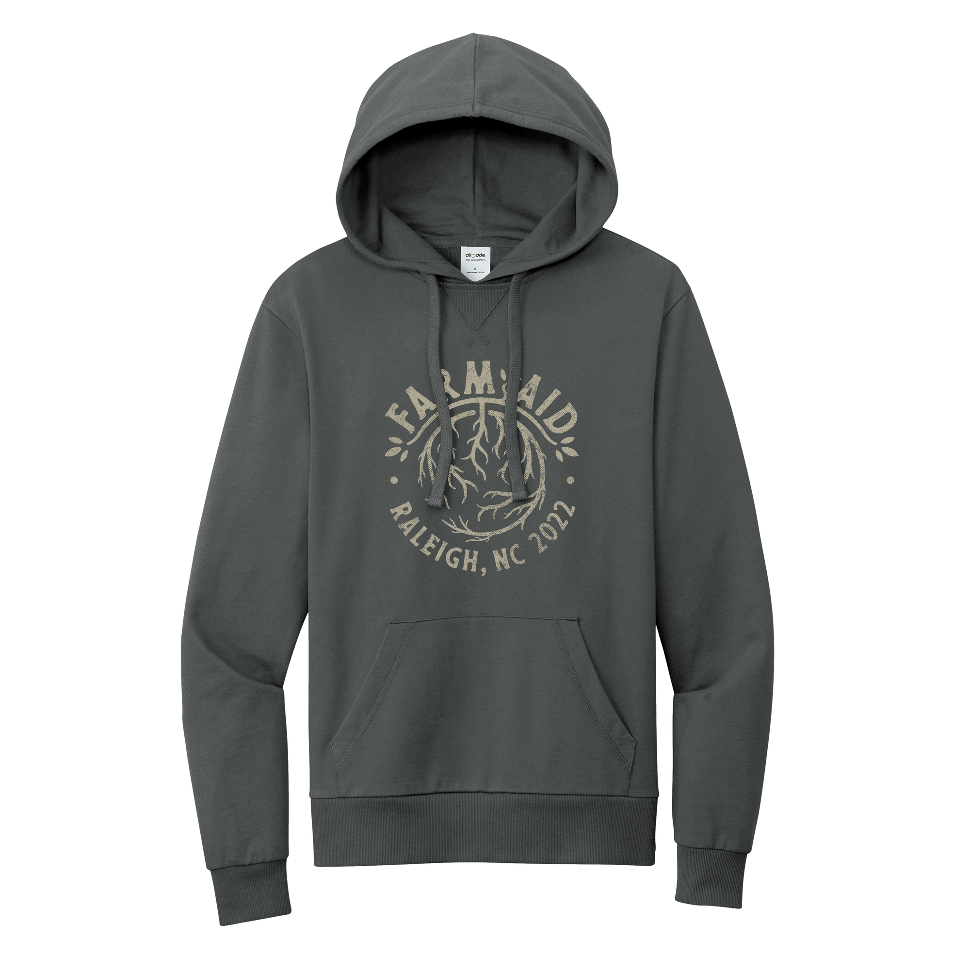 Farm Aid 2022 Roots Unisex Pull Over Hoodie - Charcoal