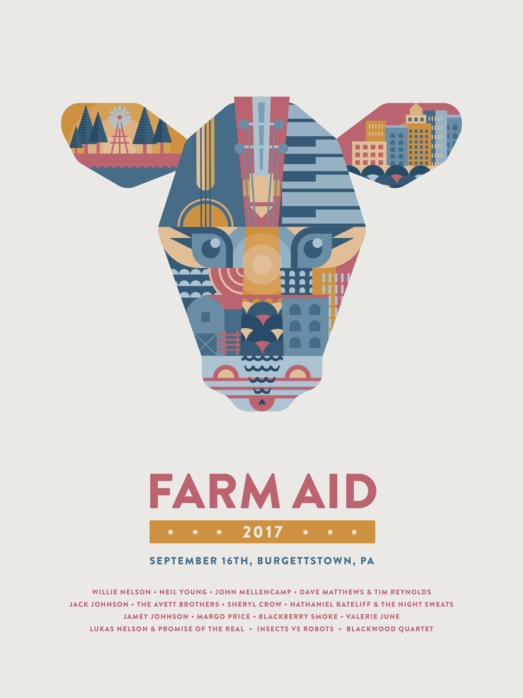 Farm Aid 2017 Poster