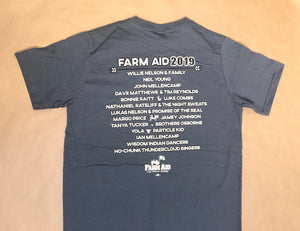 Farm Aid 2019 Logo Tee in Blue (Unisex)
