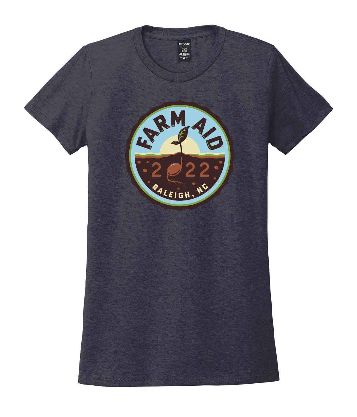 Farm Aid 2022 Women's Concert Logo Tee – Navy