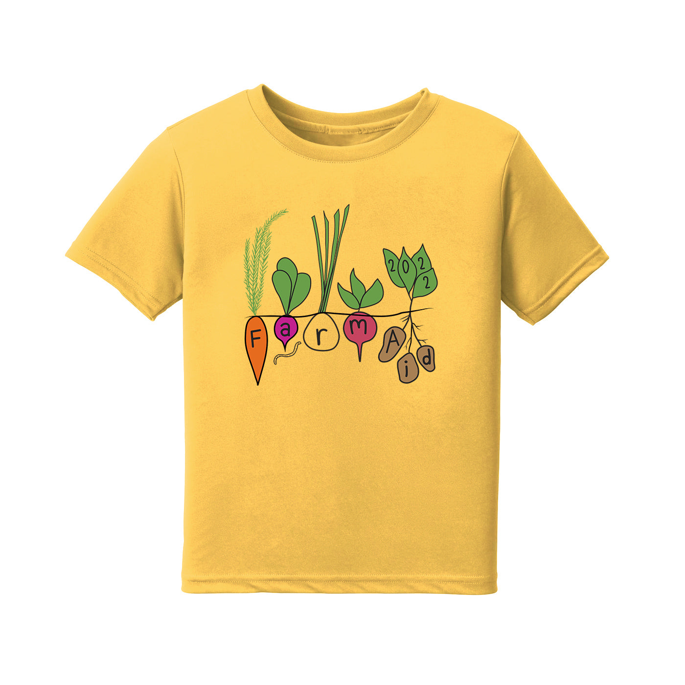 Farm Aid 2022 Kid's Veggies Shirt