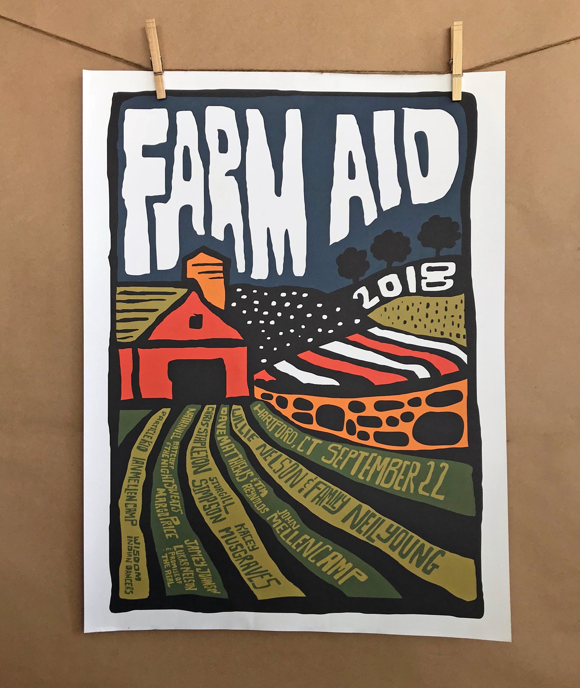 Farm Aid 2018 Poster